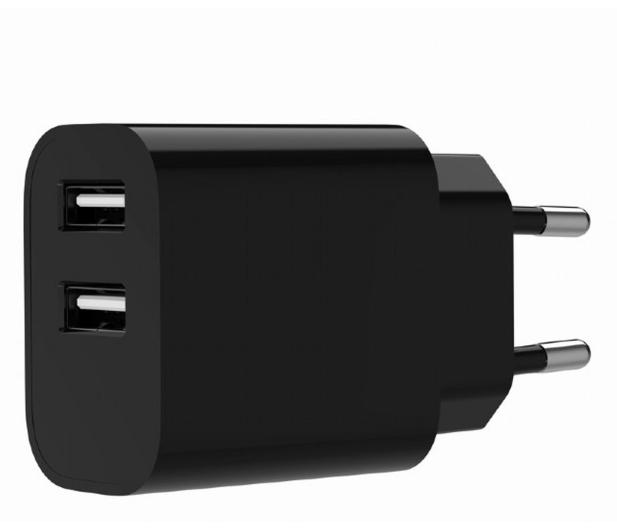 GEMBIRD 2-portowa uniwersalna ładowarka USB, 2.4 A, kolor czarny TA-UC-2A12-01-BK - 1351740 - zdjęcie 2